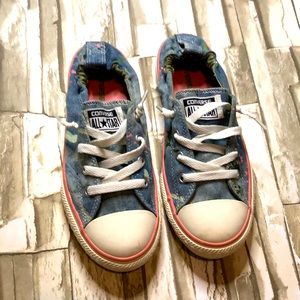Girls Converse slip ons